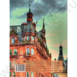 Тетрадь 100л клетка/кольца "Красивая архитектура-6" | Фото 5