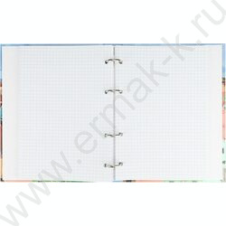 Тетрадь 120л клетка/кольца "Яркая архитектура-2" /твин-лак/хол.фольга | Фото 3