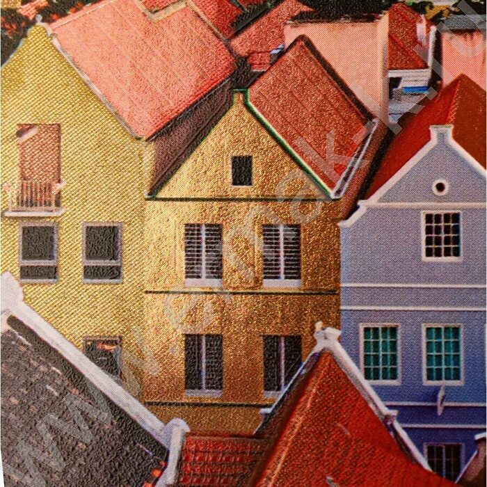 Тетрадь 120л клетка/кольца "Яркая архитектура-2" /твин-лак/хол.фольга | Фото 6