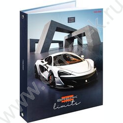 Тетрадь 160л клетка/кольца "Белый автомобиль-4" | Фото 1