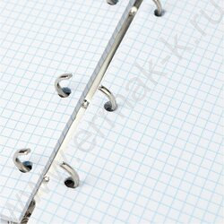 Тетрадь 160л клетка/кольца "Мрамор в синих оттенках" | Фото 3