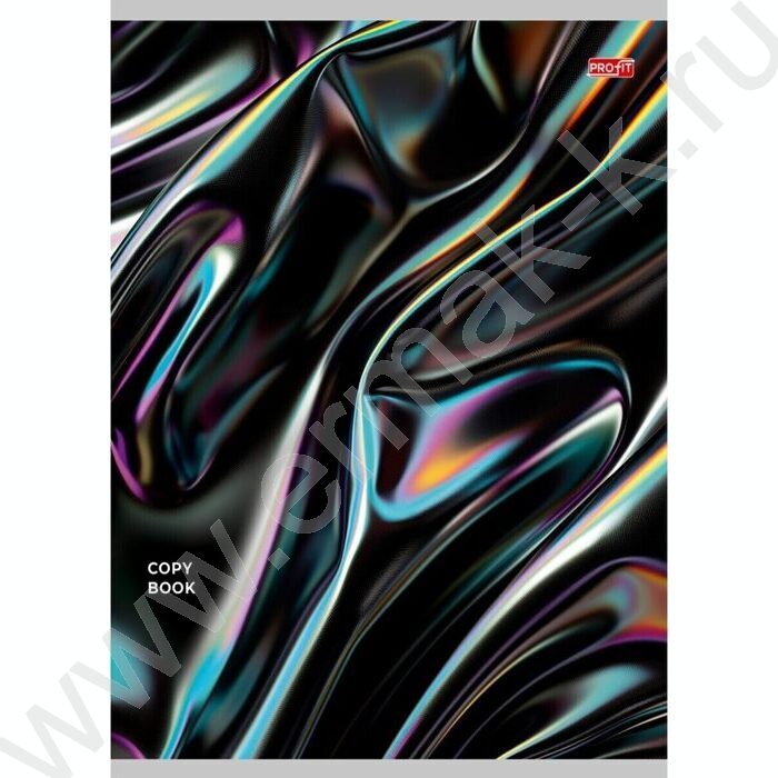 Тетрадь  96л А4 клетка "Абстрактные волны-1" | Фото 1