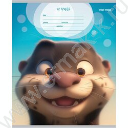 Тетрадь  12л линейка "Мордочки животных-1" 5видов | Фото 5