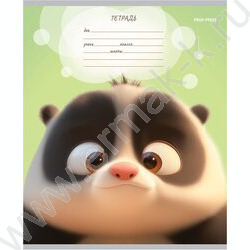 Тетрадь  12л линейка "Мордочки животных-1" 5видов | Фото 6