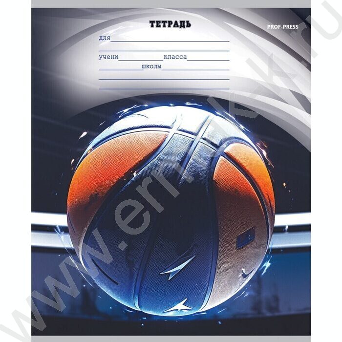Тетрадь  12л линейка "Разные мячи-3" 5видов | Фото 3