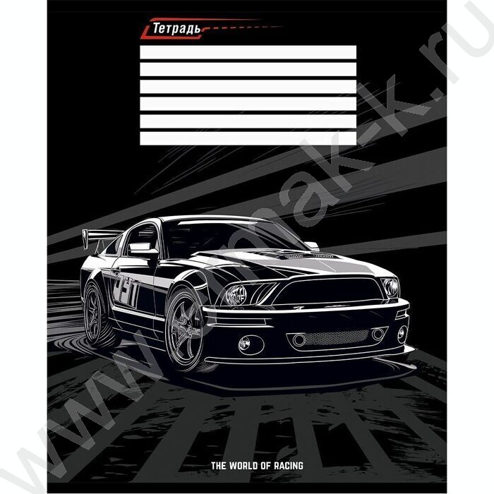 Тетрадь  12л линейка косая "Микс авто" /твин-лак/ 5видов | Фото 3