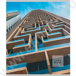 Тетрадь  96л клетка "Необычные архитектурные виды" /лен/ ассорти | Фото 3