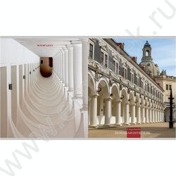 Тетрадь  96л клетка "Виды архитектуры" /перевертыши ассорти | Фото 6