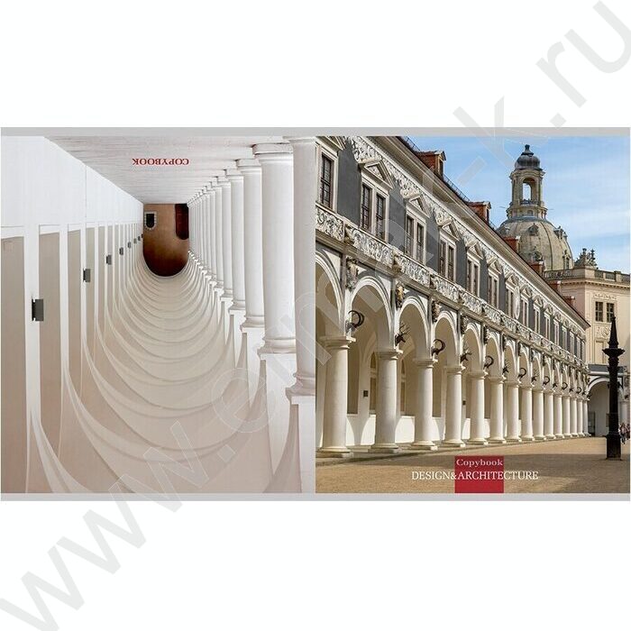 Тетрадь  96л клетка "Виды архитектуры" /перевертыши ассорти | Фото 6