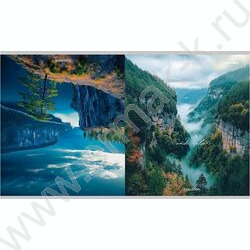 Тетрадь  96л клетка "Виды природы-7" /перевертыши ассорти | Фото 4