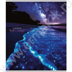 Тетрадь  96л клетка "Завораживающие огни" /глит.голограф/ ассорти | Фото 6