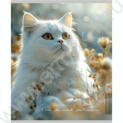 Тетрадь  96л клетка "Прекрасные коты" /софт-тач/ ассорти | Фото 4