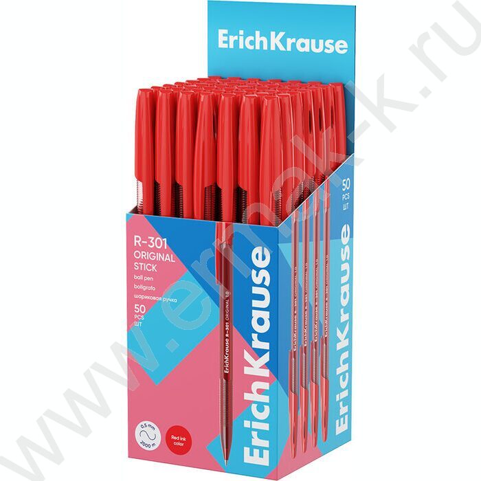 Ручка шар R-301 Stick Original 1,0мм ШК красная | Фото 2