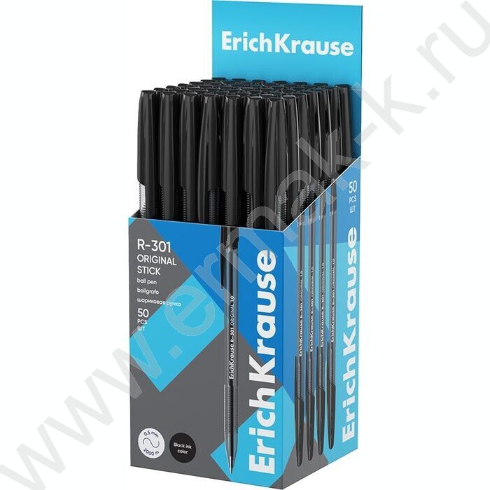 Ручка шар R-301 Stick Original 1,0мм, черная | Фото 2