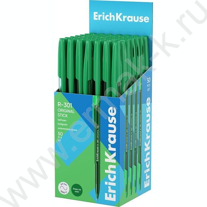 Ручка шар R-301 Stick Original 1,0мм, зеленая | Фото 2