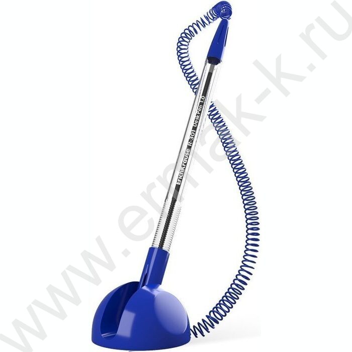 Ручка шар на подставке липучка R-301 Desk Stick Classic 1,0мм синяя | Фото 1