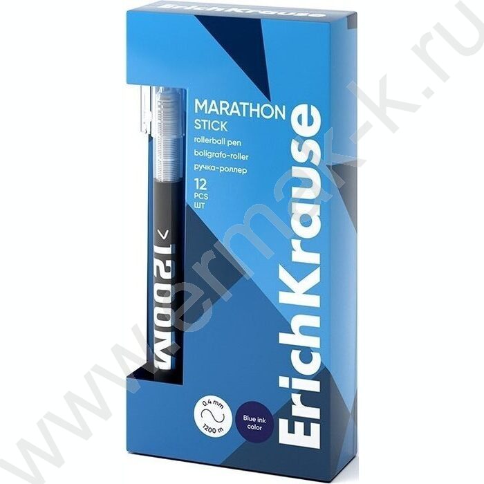 Роллер Marathon синий 0,5мм | Фото 2
