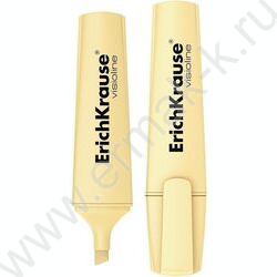 Текстовыделитель /желтый/ 5мм косой Visioline V-12 Pastel | Фото 1