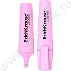 Текстовыделитель /розовый/ 5мм косой Visioline V-12 Pastel | Фото 1