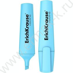 Текстовыделитель /голубой/ 5мм косой Visioline V-12 Pastel | Фото 1