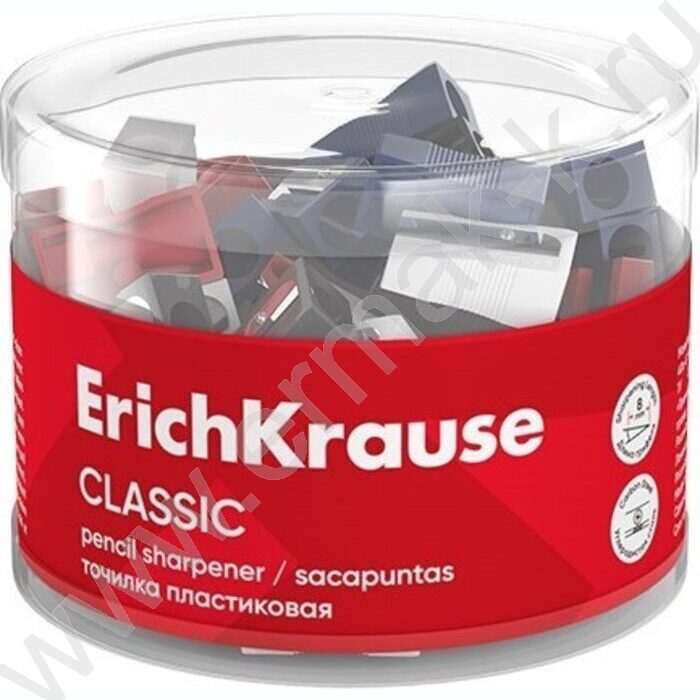 Точилка 1отв. пластик EasySharp, Classic /ассорти | Фото 2