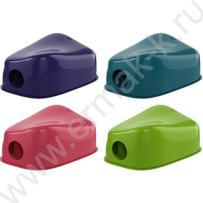 Точилка 1отв. пластик Charm, Reef /с контейнером /ассорти | Фото 1