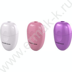 Точилка 1отв. пластик Eva, Candy /с контейнером /ассорти | Фото 1