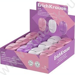 Точилка 1отв. пластик Eva, Candy /с контейнером /ассорти | Фото 2