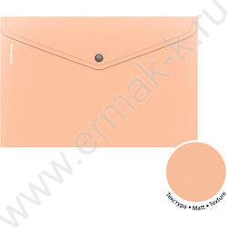 Папка-конверт на кнопке А4 Matt Pastel Bloom непрозрач. /ассорти | Фото 2
