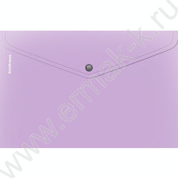 Папка-конверт на кнопке А4 Matt Pastel Bloom непрозрач. /ассорти | Фото 3