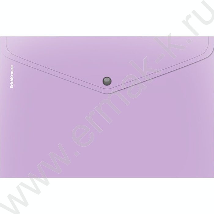 Папка-конверт на кнопке А4 Matt Pastel Bloom непрозрач. /ассорти | Фото 3