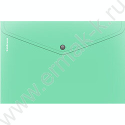 Папка-конверт на кнопке А4 Matt Pastel Bloom непрозрач. /ассорти | Фото 5