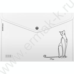Папка-конверт на кнопке А4 Clear Animal | Фото 1