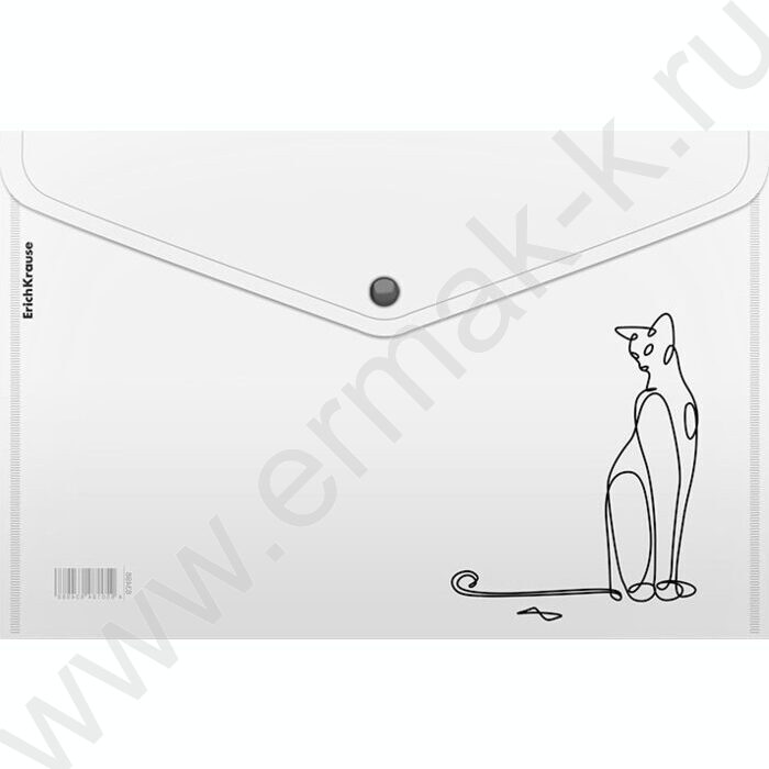 Папка-конверт на кнопке А4 Clear Animal | Фото 1