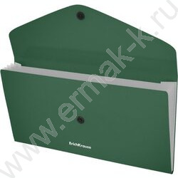 Папка-конверт на кнопке Travel Matt Classic, с 3 отделениями /ассорти | Фото 2