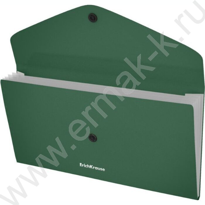 Папка-конверт на кнопке Travel Matt Classic, с 3 отделениями /ассорти | Фото 2