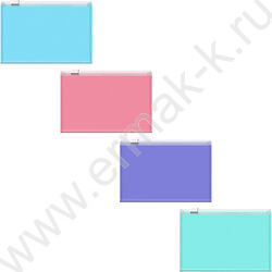 Папка-конверт на молнии Card Size Fizzy Pastel /ассорти | Фото 1
