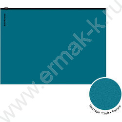 Папка-конверт на молнии А4 Zip Soft Reef /непрозрачный, ассорти | Фото 2