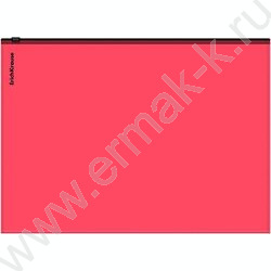 Папка-конверт на молнии А4 Zip Soft Reef /непрозрачный, ассорти | Фото 3