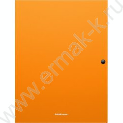 Папка-конверт на кнопке А4 Matt Neon 3 клапана 8мм ассорти | Фото 3