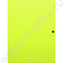 Папка-конверт на кнопке А4 Matt Neon 3 клапана 8мм ассорти | Фото 4