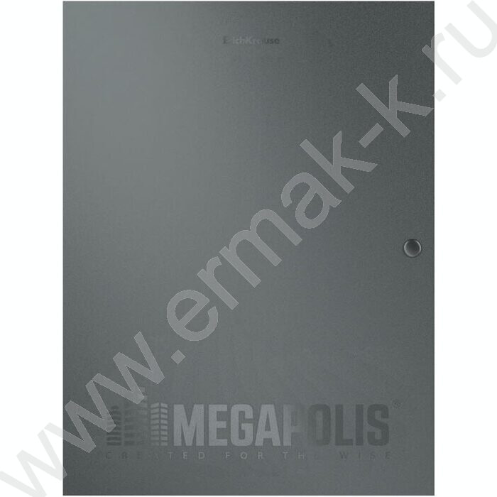 Папка-конверт на кнопке А4 MEGAPOLIS 3 клапана 8мм ассорти | Фото 3