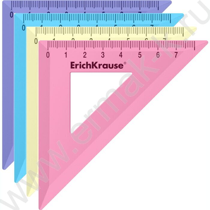 Треугольник пл. 45*7см Pastel /ассорти /коробка-дисплей | Фото 1