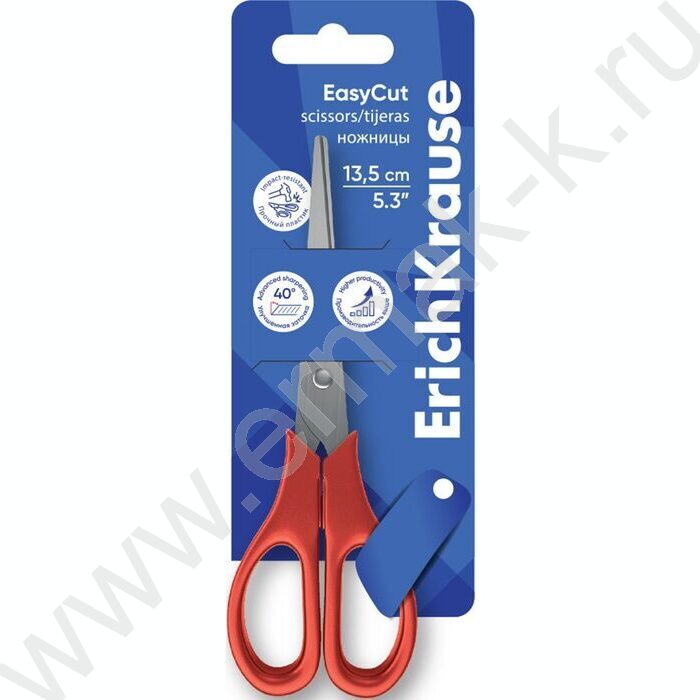 Ножницы 13,5см EasyCut /ассорти /европодвес | Фото 1
