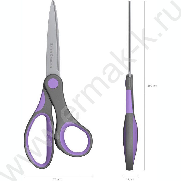 Ножницы 18см Comfort /ассорти /европодвес | Фото 4