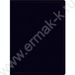 Папка  10 файлов черная /пластик 0.5мм | Фото 1