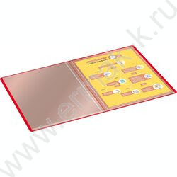 Папка  30 файлов красная /пластик 0.5мм | Фото 4