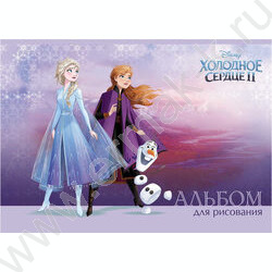 Альбом д/рисования 30л "Холодное сердце" ассорти | Фото 3