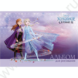 Альбом д/рисования 30л "Холодное сердце" ассорти | Фото 5
