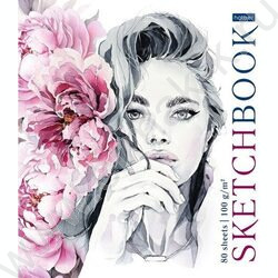 Скетчбук  80л А5 спираль/тв.обл. "Чарующая нежность" без линовки 100г/кв.м | Фото 1